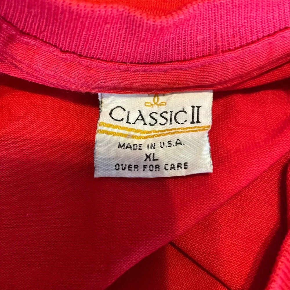 Classic Vibrant Red Women's Short Sleeve Tee - Picture 3 of 3